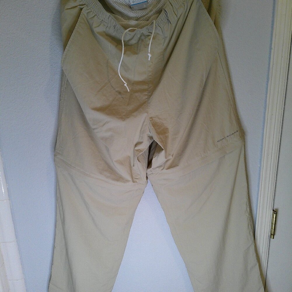 Columbia mens large zip off sun pants large